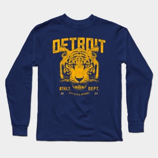 Detroit EST 2024 tiger Long Sleeve T-Shirt